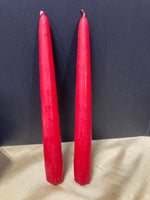 Lot of Red Taper Candles