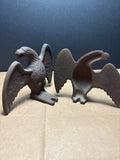 Vintage Cast Iron Eagle Snow Guard / Bookends