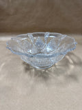 Clear Glass Bowl With Scalloped Edge