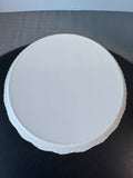 10 Strawberry Street White Ceramic Pedestal Cake Stand