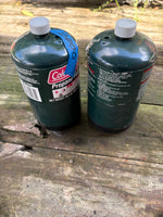 Two Coleman Propane Cannisters
