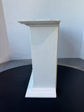White Painted Wooden Freestanding Trinket Shelf