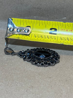 Elegant Black & Silver Pendant