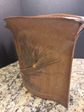 Anthony Studio Pottery Pine Branch Pocket Vase/Crock