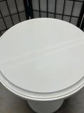 ***AS IS***White Round Side Table by Coast to Coast Imports LLC