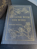 Gone with the Wind by Margaret Mitchell 1968 Easton Press 1-2 Volume Hardcover Book Set Bound in Genuine Leather