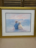 “Pals” Print by Betty Morris Hamilton; Signed