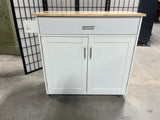Harper & Bright Designs Kitchen Cart, on Casters