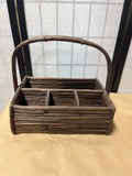 Dark Brown Divided Basket