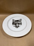 Woodmere Fox Head Dinner Plate