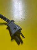 Vintage Mid Century Style Yellow Metal Rolling cart with Power Cord/Plug