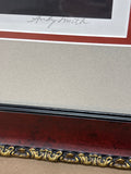 Red Coat Hanging Near Window Print; Signed