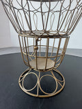 Bronze Tone Metal Wire Potpourri Cage