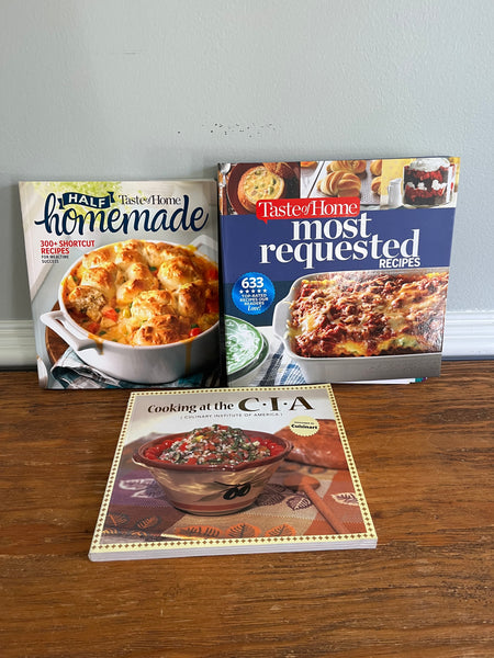 Cookbook Lot C, 3 books