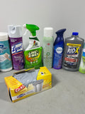 Cleaning Lot V, Most bottles at least half full