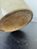 Primitive Antique Lidded Stoneware Crock with Handle