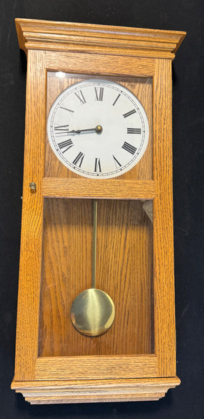 Riffe’s Wood Products Westminster Chime Pendulum Wall Clock (WORKS)