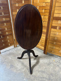 Antique Oval Tilt Top Table