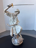 Lladro Wrath of Don Quixote Figurine