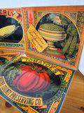 The Metropolitan Museum Of Arts Canning Label Laminated Placemats - Set Of 4