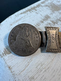 Liberty Quarter Dollar Vintage Brooch (A)