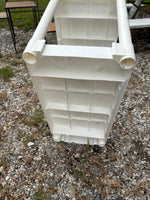5 Tier White Plastic Garage Shelving Unit