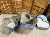 Decorative Nesting Heart Boxes, 2 pc
