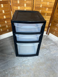 Black Plastic Drawers