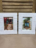 White Washed Frames with Tuscan Photos