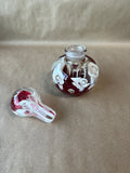 Floral Glass Perfume Bottle - Bob St. Clair