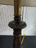 Pair of Ornate Resin Table Lamps (WORKS)