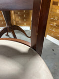 Petite Round Dining Table with Glass; With (2) Swivel Stools