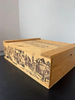 Mis En Bouteille French Wooden Wine Bottle Crate