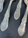 6-Piece JNO H. Tyler & Co. Sterling Silver Spoons