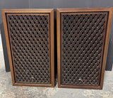 Pair of Sansui SP-2000 4-Way Speakers with Lattice Wooden Covers