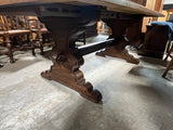 Dining Set: Table, 2 Leaves, 8 Chairs***HEAVY ITEM***READ DETAILS ON PICK UP POLICY***