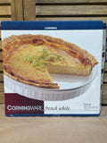 Corningware French White Quiche/Pie Dish