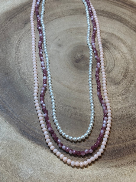 (A) Lot of Beaded Necklaces