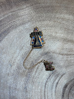 14K Chi Eta Phi Sorority Pin with Letter K