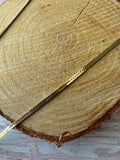 Gold Tone Herringbone Eyeglasses Chain