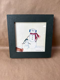 Holiday Snowman Art