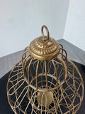 Bronze Tone Metal Wire Potpourri Cage