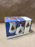 2 Piece Sugar And Creamer Christmas Tree Set With Box