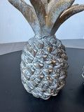 Pair of Napa Home & Garden Cast Iron Pineapple Pillar Candle Holders