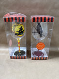 Halloween Wine Glasses - Pair / Appears Unused (D) - 2 AVAILABLE // PRICED INDIVIDUALLY