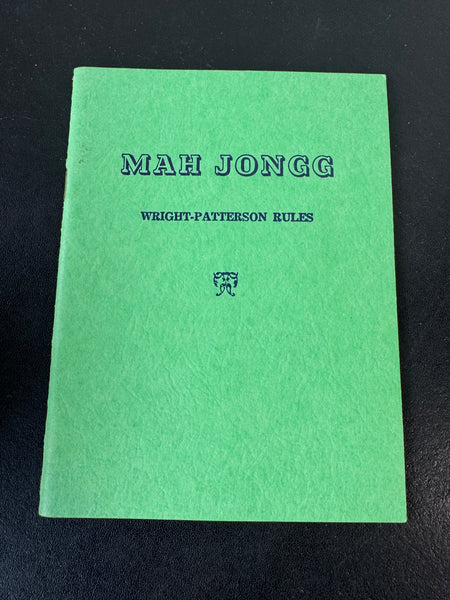 Mah Jongg Wright-Patterson 1963 Rules Book (3 AVAILABLE PRICED INDIVIDUALLY AT $10 EACH)