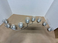 Nine Candle S-Shaped Votive Holder