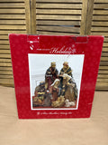 9 Piece Porcelain Nativity Scene
