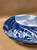 Asian Pottery White & Blue Bowl - Signed