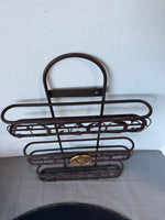 Rustic 3-Tiered Heavyweight Metal Wall Shelf